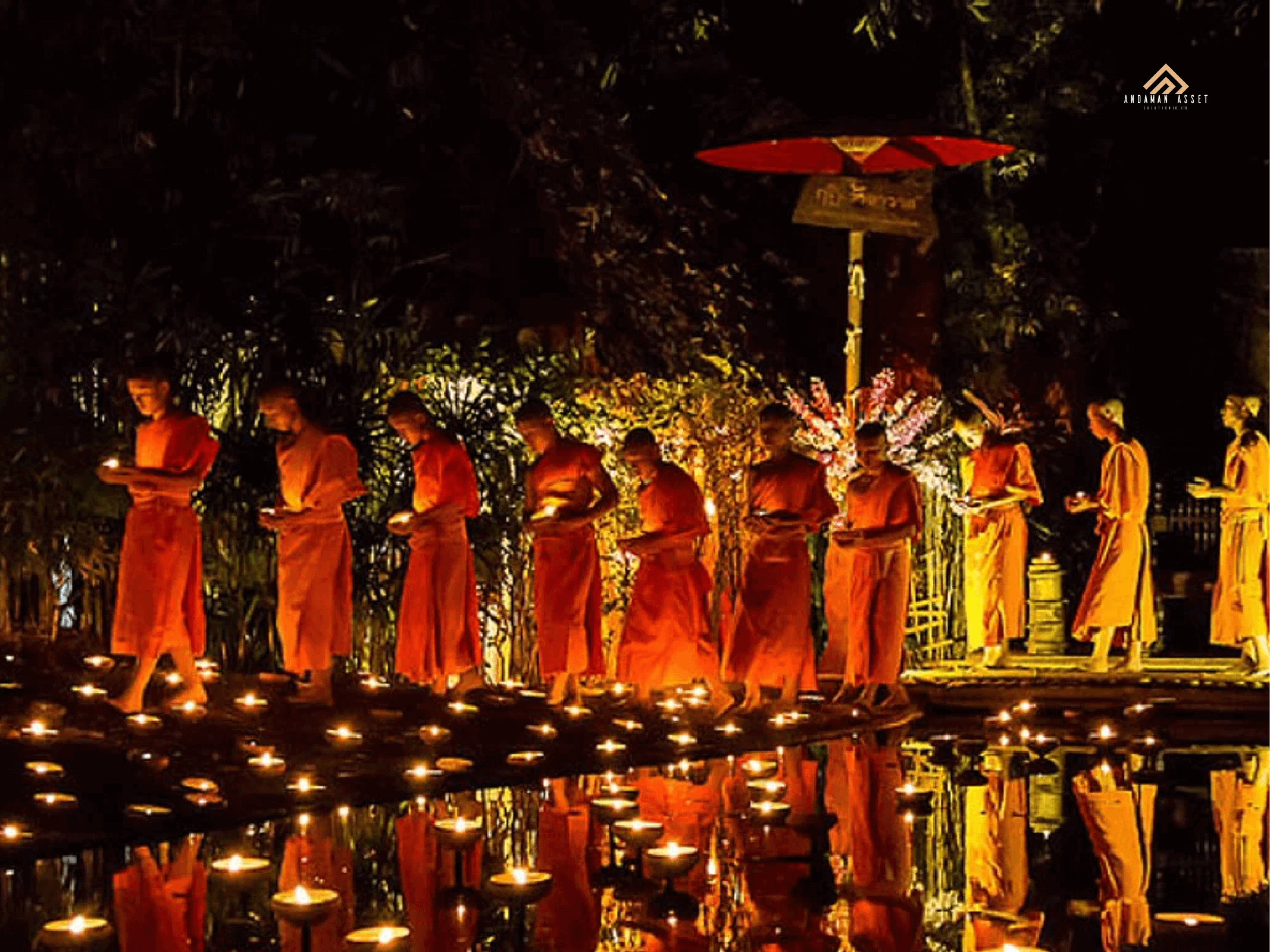 makha bucha day thailand